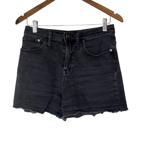 Madewell High-Rise Denim Shorts- Black- Size 27 - Picture 6 of 14
